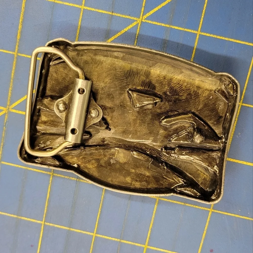 Western Buckle Unisex Brand New Redneck and proud of it Silver Tone